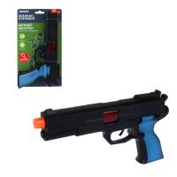 Пистолет ИГРОЛЕНД трещотка пластик 15,5х3х29 см 2 дизайна 