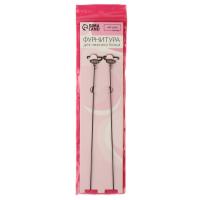 Бретельки силиконовые чёрные 1ммх40см 