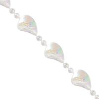 Бусы декоративные 1x270см прозрачный 26-571 