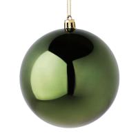 Шар елочный пластик СНОУ БУМ болотный 10см 