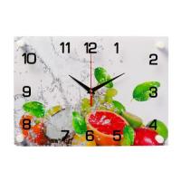 Часы настенные Цитрусовые плавный ход 25х35 см 