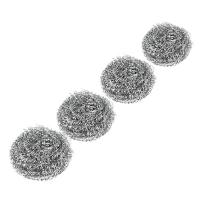 Набор губок металлических VETTA 4шт, спираль, 15г 