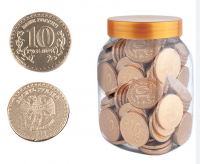 Сладкие монетки Денежные знаки 9/100 Конфитрейд 6г 