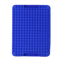 Коврик-антижир 28х21см цвет синий 