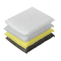 Набор губок VETTA, 4 шт, кухонные, поролон 8х12 см. 