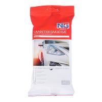 Салфетки влажные NEW GALAXY 30шт, для стекол, зеркал и фар 