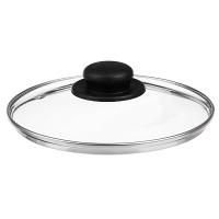 Крышка стеклянная 20см с  метал.ободком в сборе 