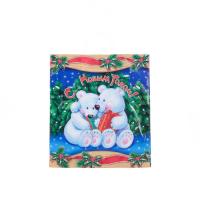 Пакет Белые медведи полиэтиленовый с петлевой ручкой 38х42см 40 мкм 