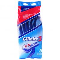 Станок для бритья одноразовый GILLETTE Gillette2 (5шт) рус. 
