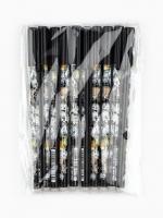 Ручка пластик пиши-стирай с колпачком Мемные коты синяя паста гелевая 0,5мм 