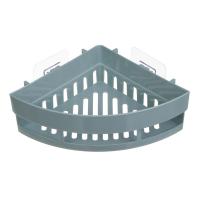 Полка настенная угловая малая пластик VETTA Classic оливковый 25x17,5x7см 