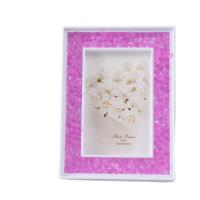 Фоторамка пластик 10х15см Сиреневые камешки 2х14,7х19,7см 