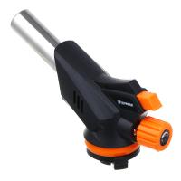 Горелка газовая с пьезорозжигом ЕРМАК цанговый захват широкое сопло 14,5x7,2x4,3см 