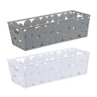 Корзинка для хранения пластик VETTA 25,5x10x7,5 см 2 цвета 