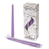 Свеча античная 1 шт сиреневая арт. 001241 