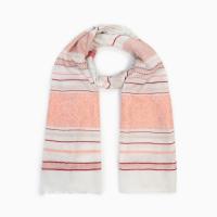 Палантин женский цвет молочный/розовый р-р 68х175 