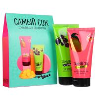 Подарочный набор Самый сок Гель д/душа Смородина 200мл + Крем д/лица/тела Манго 175мл 