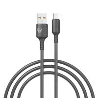Кабель для зарядки USB(A)-Type C BY Fusion 18Вт 1м 3A TPE чёрный 