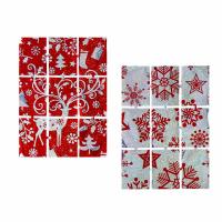 Занавеска из дождика с рисунком СНОУ БУМ 200х100см 2 дизайна 