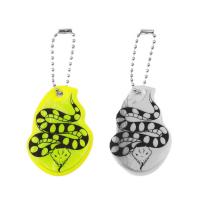 Светоотражающий элемент двусторон ползущая змея 4,3х6см цепочка МИКС 