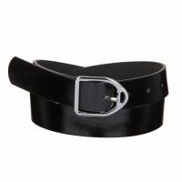 Ремень женский ПУ металл ширина 2,7см длина 95/105см черный 