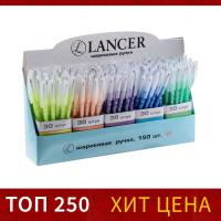 Ручка шариковая 0,5мм синяя корпус с рисунком МИКС в дисплее 