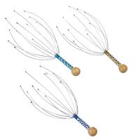 Массажер SILAPRO 22см, металл, дерево, 4 цвета арт. Mur23 