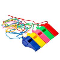 Свисток на веревке, 4см, пластик 