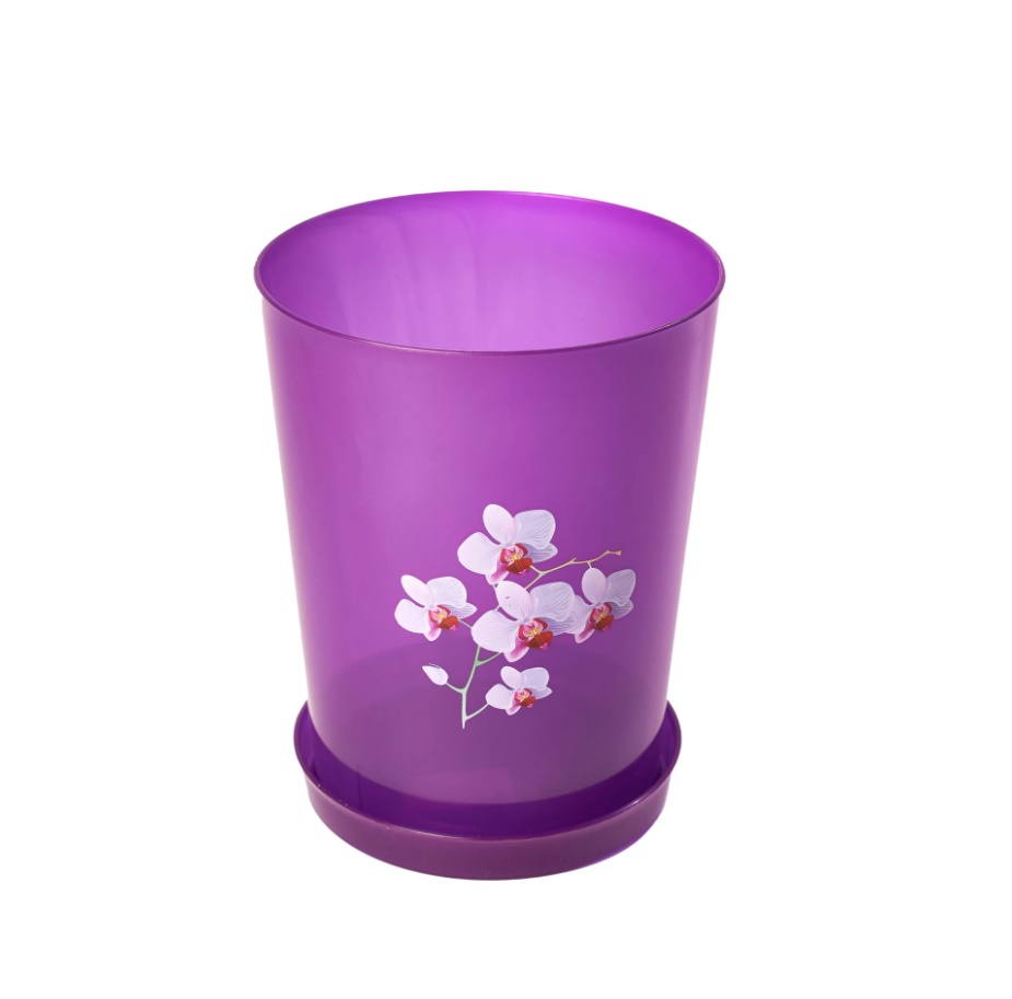  Горшок для цветов d= 19 см, 3,5 л, пластик  