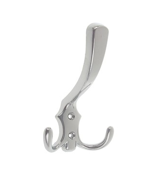 Крючок-вешалка №9 пол.серебро/30 
