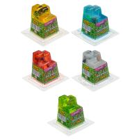 Игрушка для детей из полимерных пластичных масс ИГРОЛЕНД Пиксельный Слайм 150мл 4 диз 