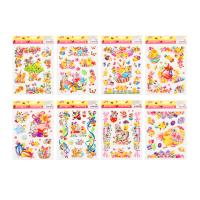 Наклейка декоративная с блеском, 20х30 см, 8 дизайнов 