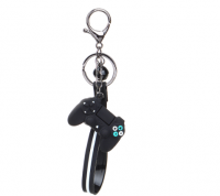 Брелок 3,5x5см, Джойстик, каучук, металлический карабин, петля из ПВХ 