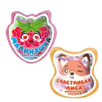 Шипучая соль для ванн Малиняшка Счастливая лиса 90г 