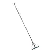 Швабра-тряпкодержатель металлический в сборе с металлической ручкой, сталь, 1220х190х20см 