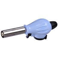 Горелка газ. ЧИНГИСХАН с пьезо, цанг.захват,шир.сопло,пласт.,латунь, ударопр,морозоуст; 17х6,6х5,1см 