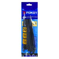 РОКОТ Хомут нейлоновый для стяжки 3,6х150мм, черный 50шт/уп 