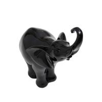 Фигура Слон черный 16х9х18см 