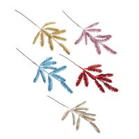 Ветка декоративная блеск 41см 6 цветов 