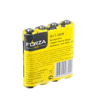 Батарейки FORZA 4шт "Super heavy duty" солевая, тип AAA, 1,5В 
