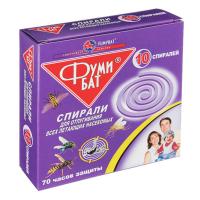 Спирали Фумибат/Дохс для отпугивания всех летающих насекомых 10шт. 