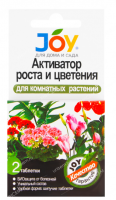 Активатор роста и цветения комн цветов 2тобл 35шт/кор JOY 