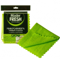 Салфетка д/уборки Master FRESH 1шт универсальная/микрофибра 