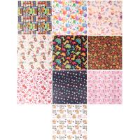 Бумага упаковочная 70х100см 10 дизайнов 
