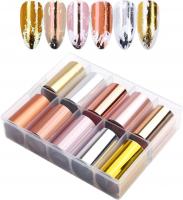 Фольга переводная 100*4см для ногтей клапан QF 