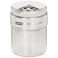 Солонка металл 9см серебристая Daniks 