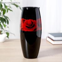 Ваза Лолита с росписью на крашеном стекле, d-7; 10х23 см  4165189 