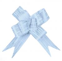 Бант-бабочка №3 Линии, цвет белый 