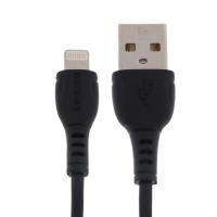 Кабель Borofone BX51 Lightning - USB 2.4А 1м PVC оплётка чёрный 