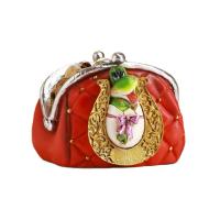 Копилка Кошелек со змейкой и подковой цветная 